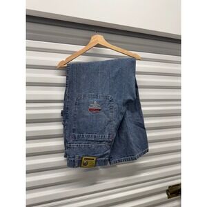Paco Jeans Vintage 90s Y2K Carpenter Denim Blue Wide Leg Baggy Pants Mens 36x31
